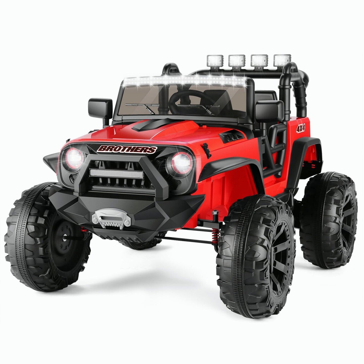 12V/24V Electric Jeep Truck ATV Ride-On Toy with Parental Remote Control for Kids