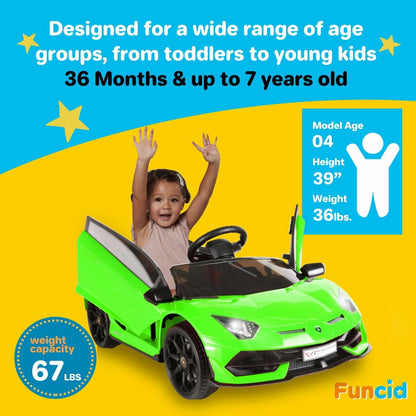 2-Seater Electric Ride-On Truck for Kids with Parental Remote Control - 12V