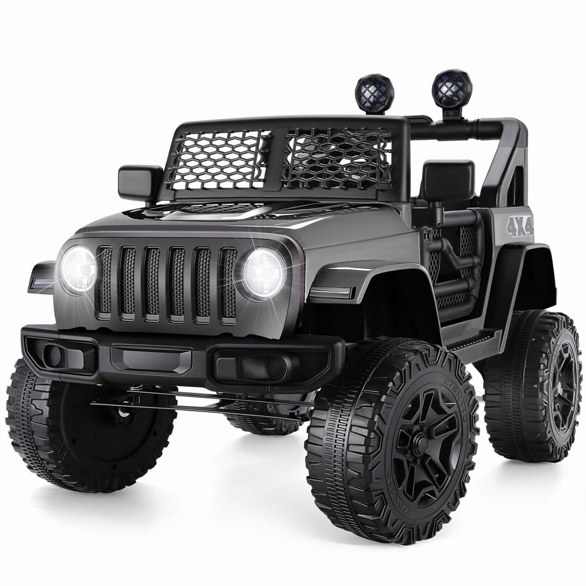2-Seater Kids Electric Ride-On Truck with Remote Control - 24V/12V Power Options