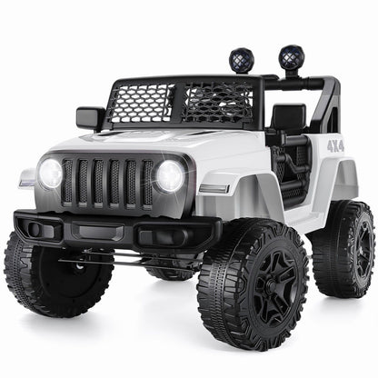 2-Seater Kids Electric Ride-On Truck with Remote Control - 24V/12V Power Options