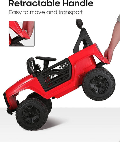 Electric Kids Ride On Car Power Wheels Jeep 2 Seater with 12V 7Ah Battery for Safe and Fun Playtime