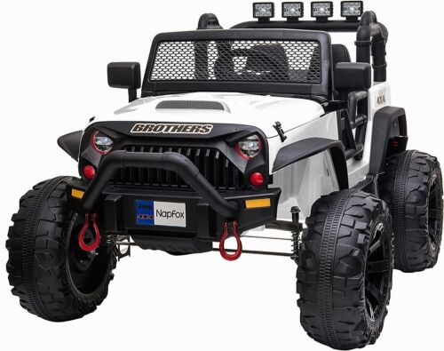 12V Battery Powered Electric Ride On Car with 2 Seats - Perfect for Kids 48.4 Large