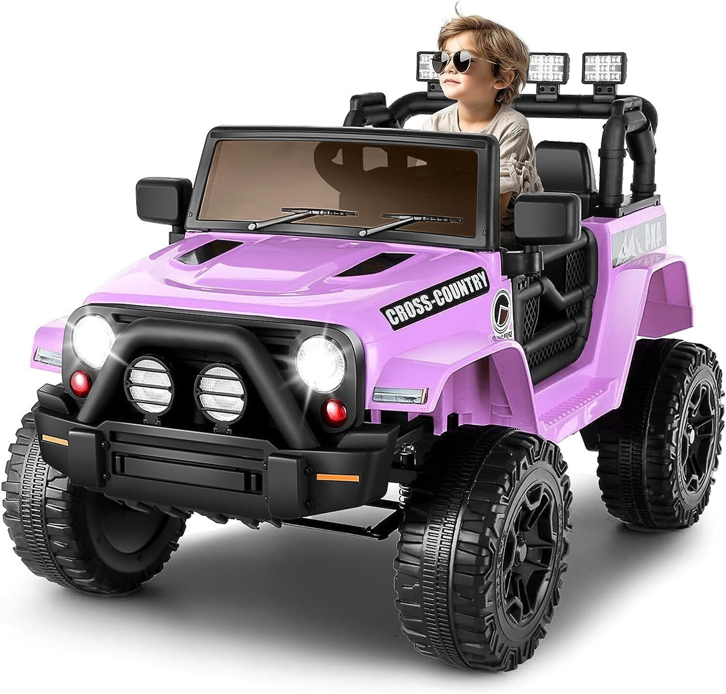12V Battery Powered Electric Ride-On Truck for Kids with Remote Control