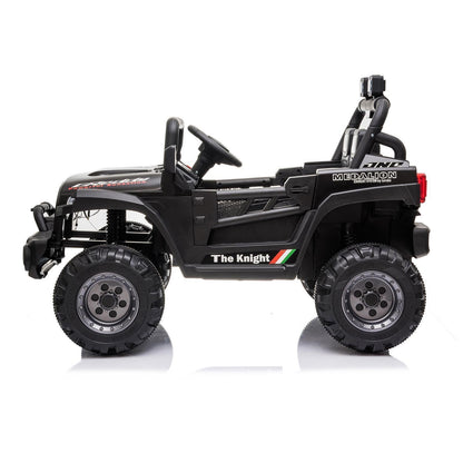 12V Battery Powered Ride On Truck with 2 Front LED Lights - Perfect Gift for Kids