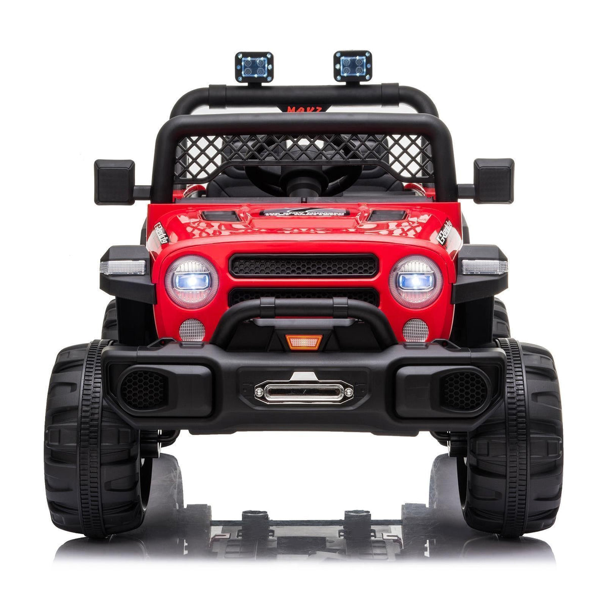 12V Battery Powered Ride On Truck with 2 Front LED Lights - Perfect Gift for Kids