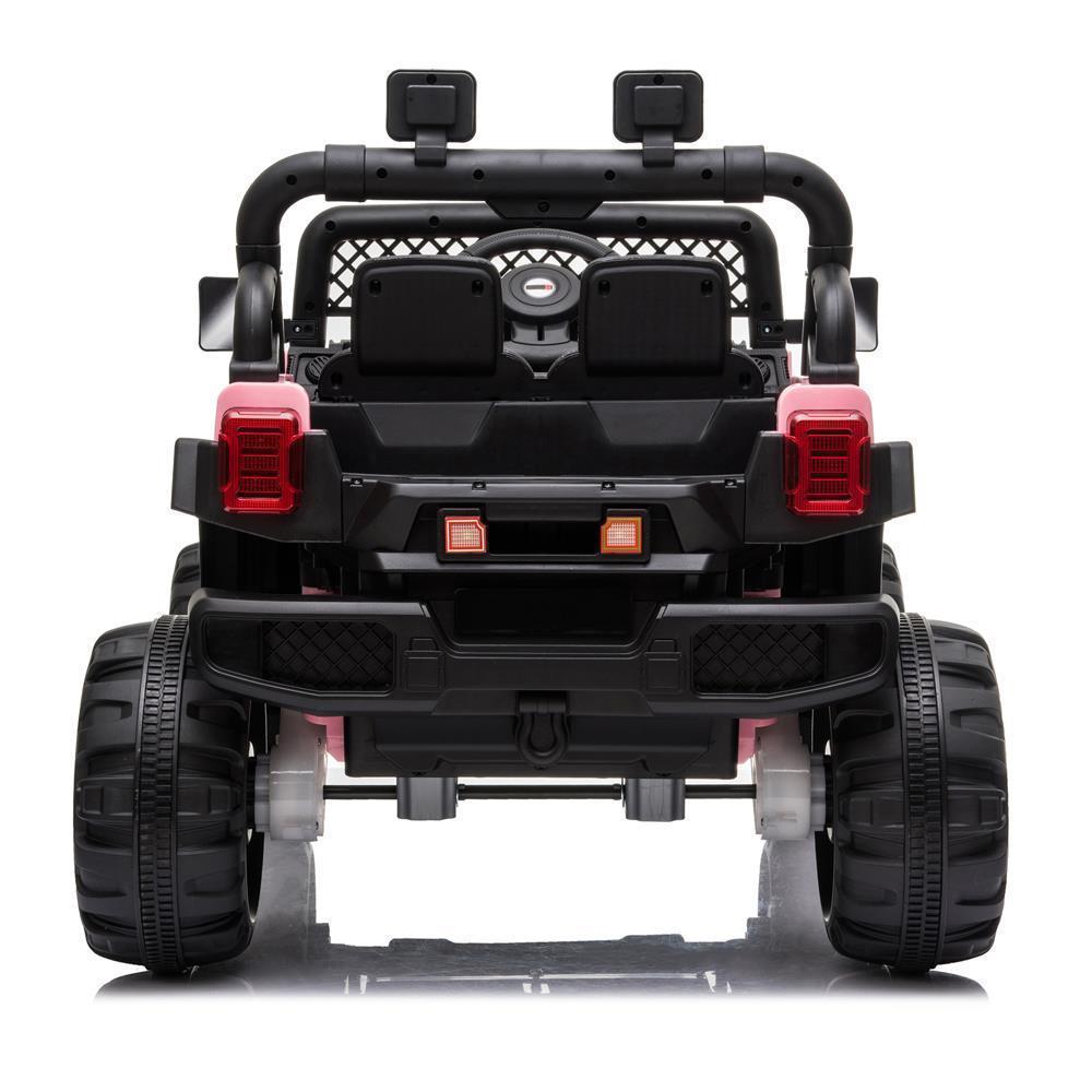 12V Battery Powered Ride On Truck with 2 Front LED Lights - Perfect Gift for Kids