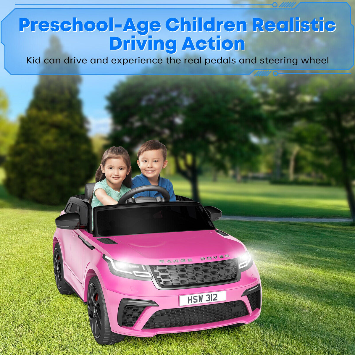 12V Battery Remote Control Ride on Truck Car Toy with MP3 Player for Kids
