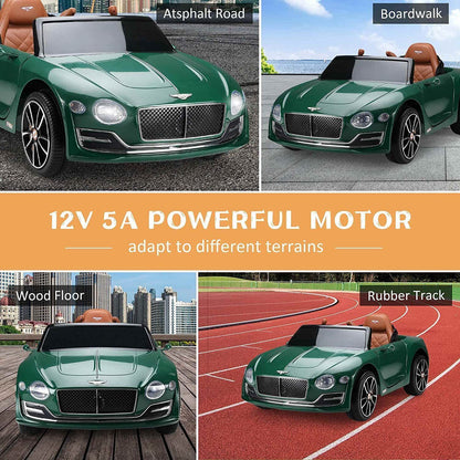 12V Licensed Bentley Style Kids Electric Ride On Car with 2.4G Remote Control