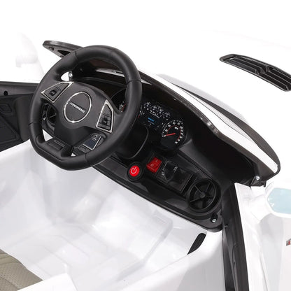 12V Chevrolet Camaro SS Ride-On Car with EVA Rubber Tires, Open Doors, 3 Speeds, and Remote Control