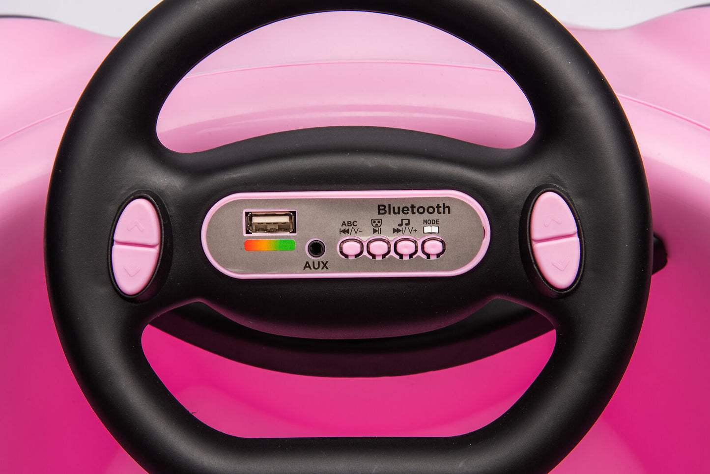 12V Dual Drive Electric Ride-On Bumper Car for Kids with Pushrod and Dinner Plate Design