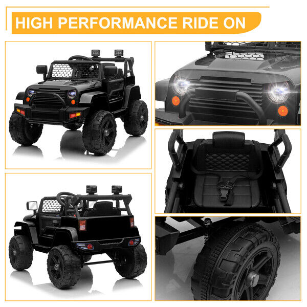 12V Dual Drive Jeep Ride On Car with Remote Control - Perfect Gift for Kids!
