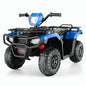 12V Quad for Kids with LED Lights and Dual Speed Options