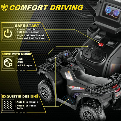 12V Electric ATV Car for Kids with Music and Headlights
