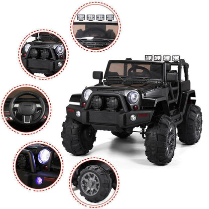 12V Electric Battery Powered Kids Ride-On Truck with Remote Control - Suitable for Ages 3-8