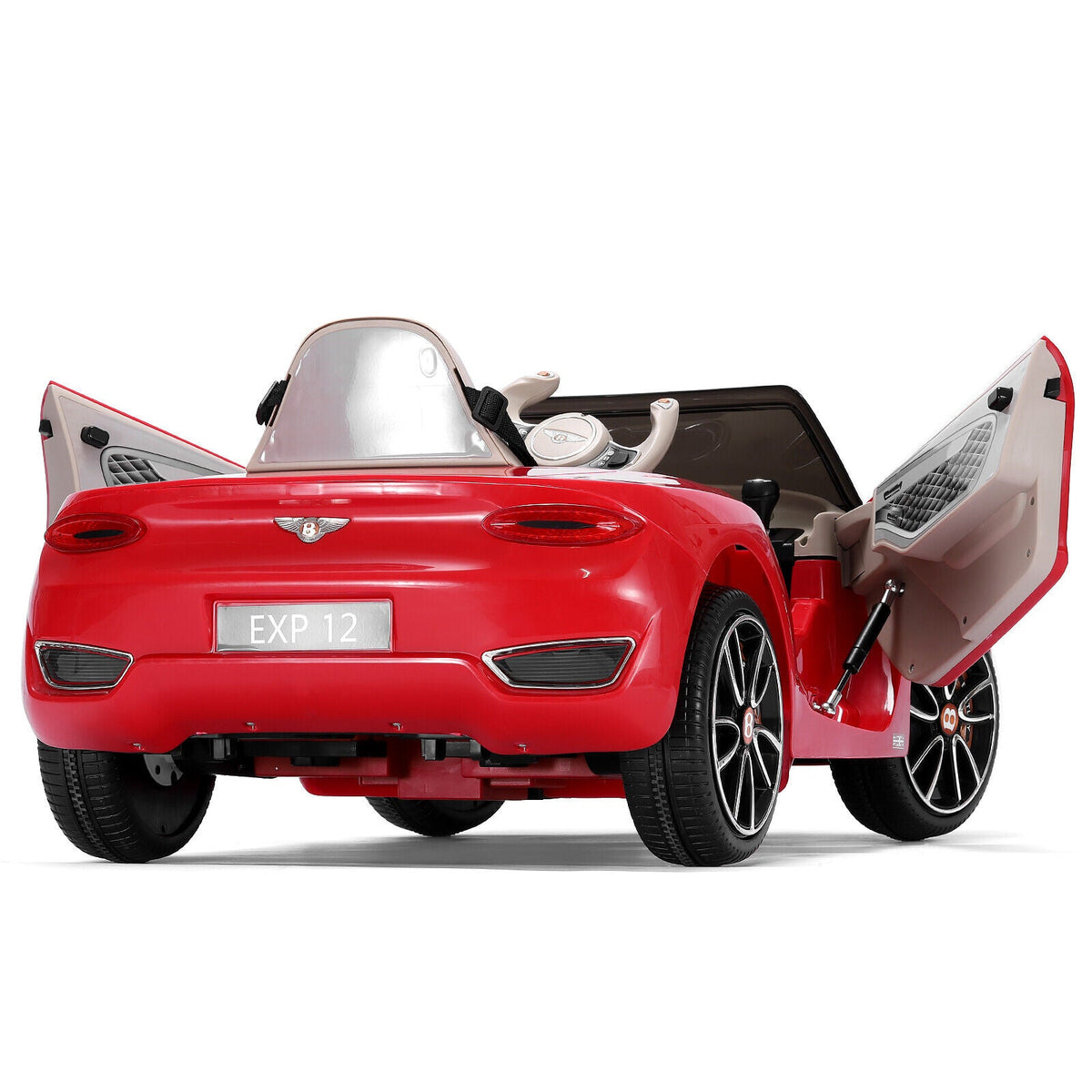 12V Electric Bentley Style Kid Ride On Car with Remote Control and LED Lights
