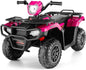 12V Electric ATV Quad for Kids Ages 3-6 in Sleek Black Design