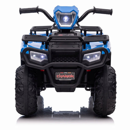 12V Electric ATV Quad for Kids Ages 3-6 in Sleek Black Design