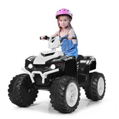 12V Electric Kids Quad ATV Ride On Car with LED Lights - The Perfect Ride for Your Little One!