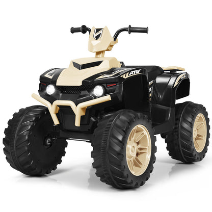 12V Electric Kids Quad ATV Ride On Car with LED Lights - The Perfect Ride for Your Little One!