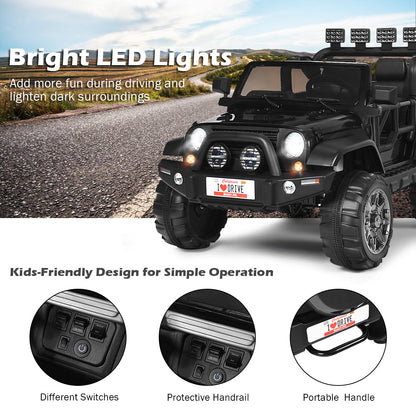 12V Electric Kids Ride On Jeep Car with Remote Control - Perfect for Little Adventurers!