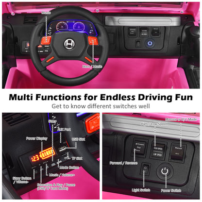 12V Electric Kids Ride On Jeep Car with Remote Control - Perfect for Little Adventurers!