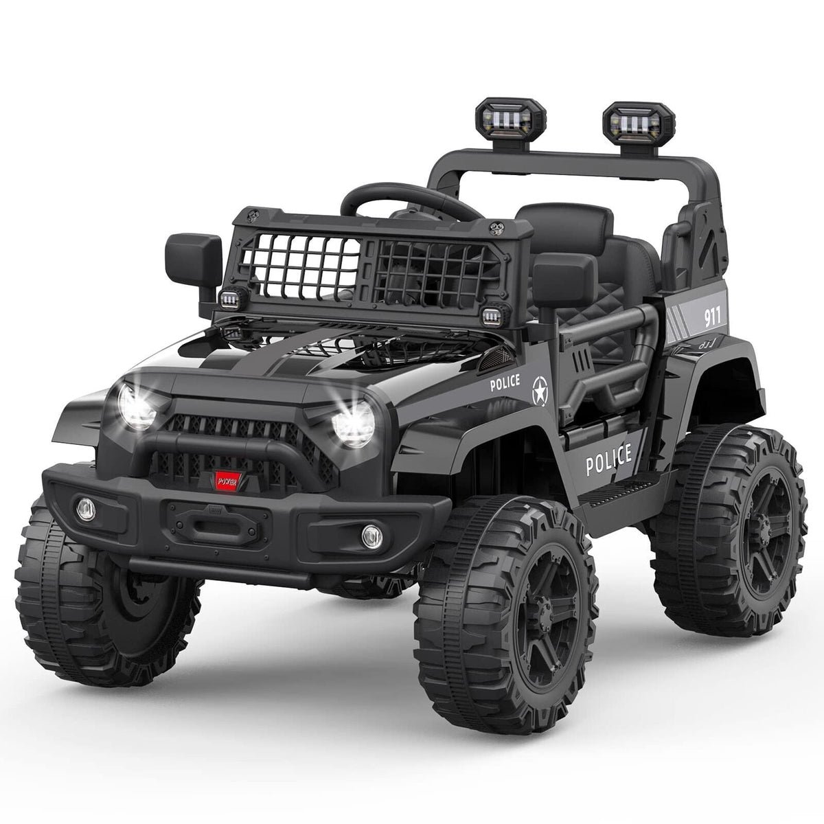 12V Electric Kids Ride On Jeep with Bluetooth Remote and Safety Belt