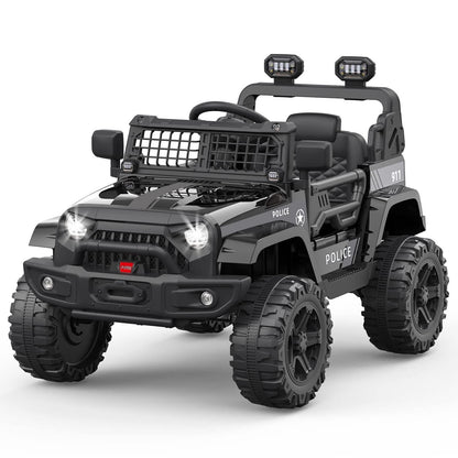 12V Electric Kids Ride On Jeep with Bluetooth Remote and Safety Belt