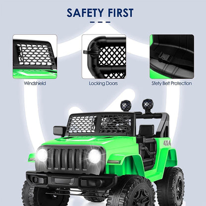 12V Electric Kids Ride On Jeep Toy Car with Remote Control - Available in 5 Colors - Perfect Gift for Children