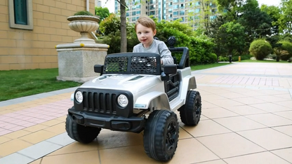 Remote Control Electric Ride On Jeep for Kids - 12V Battery Powered Toy Car, Perfect Gift Idea