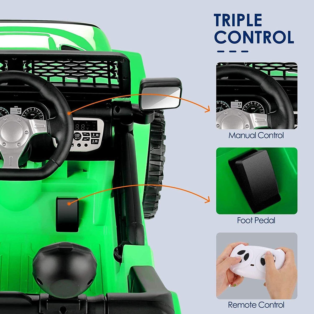 12V Electric Kids Ride On Jeep with Parent Remote Control - Perfect Gift for Little Adventurers!