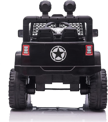 12V Electric Kids Ride On Truck with Remote Control and LED Lights