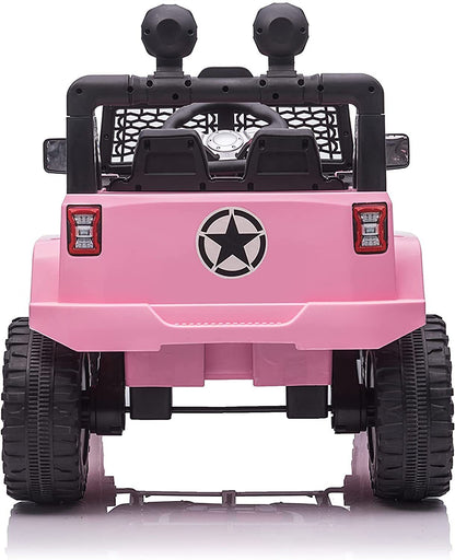 12V Electric Kids Ride On Truck with Remote Control and LED Lights