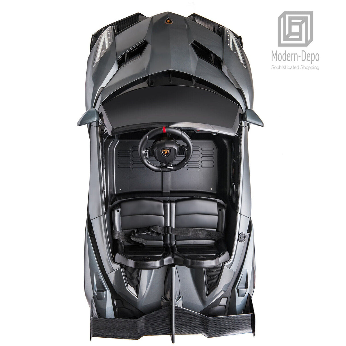 12V Electric Lamborghini Veneno Ride-On Car with Remote Control, Music, and Lights