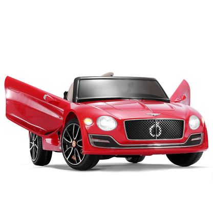 Bentley Style 12V Electric Kids Ride On Car with Remote Control and LED Lights - Perfect Xmas Gift!