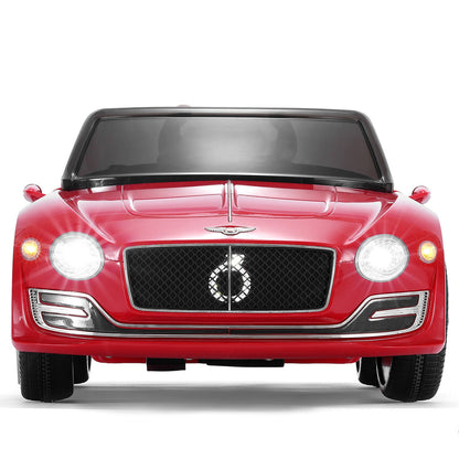 Licensed Bentley Style 12V Electric Ride-On Car with Remote Control - Battery Powered