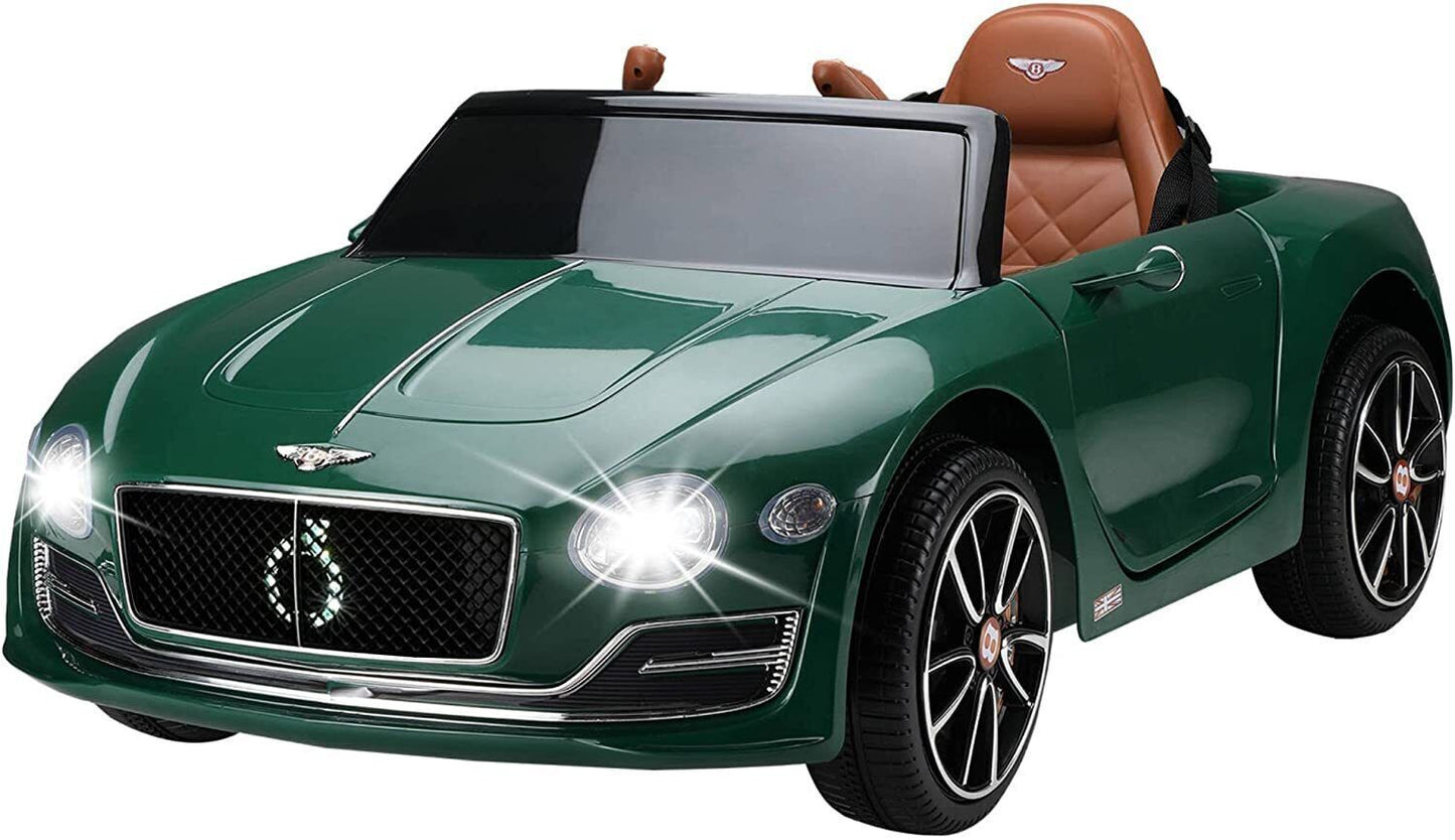 Licensed Bentley Style 12V Electric Ride-On Car with Remote Control - Battery Powered