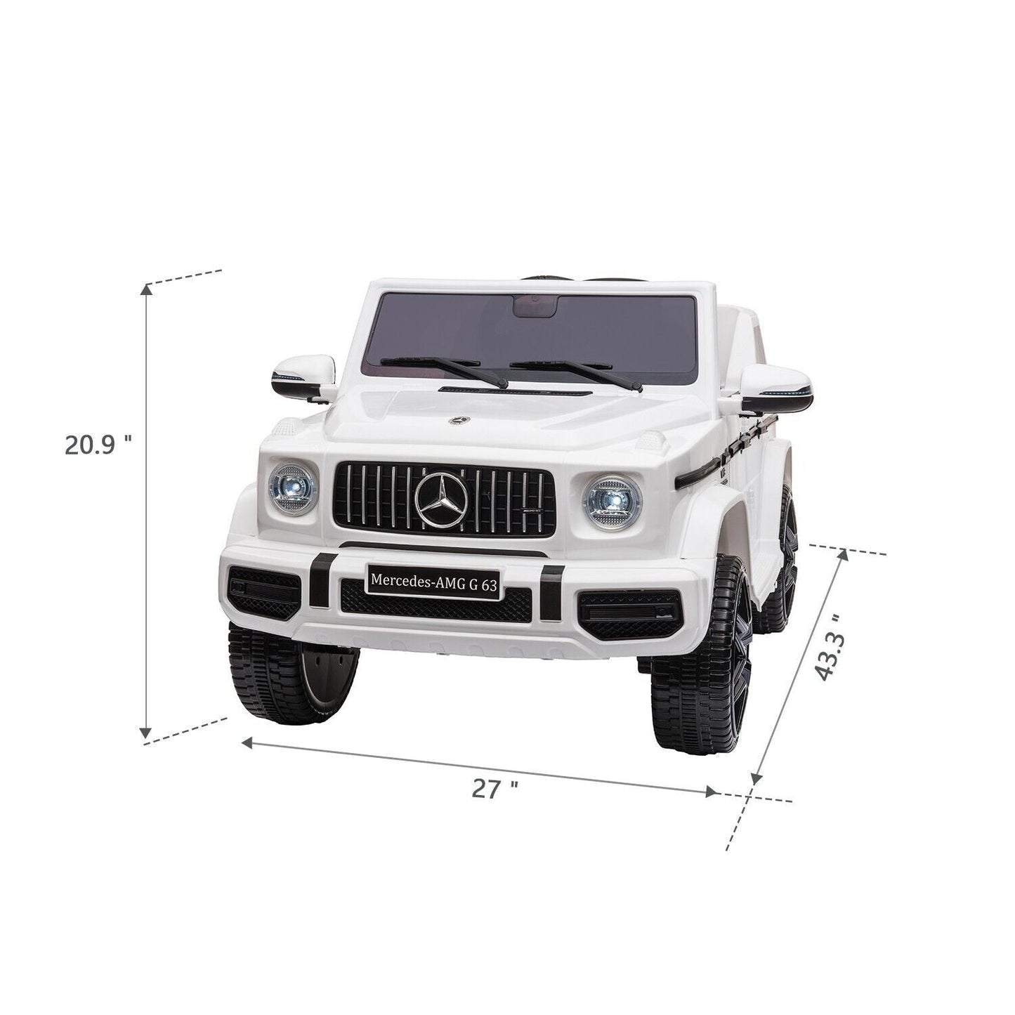 12V Electric Mercedes Benz AMG SUV Ride-On Car for Kids with Remote Control