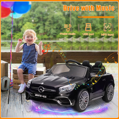 Licensed Mercedes Benz Kids Ride On Car with Remote Control - 12V Electric Battery Powered