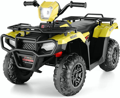 12V Electric Ride-On ATV for Kids with USB/MP3 Player - Perfect Gift for Ages 3-6!