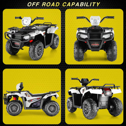 12V Electric Ride-On ATV for Kids with USB/MP3, Perfect Gift for Ages 3-6