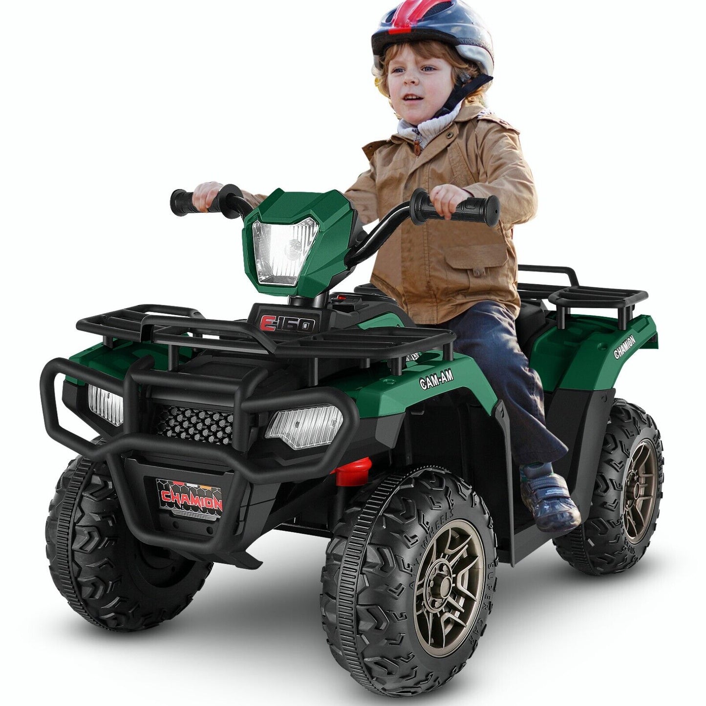 12V Electric Ride-On ATV Toy Car with USB/MP3 for Kids Ages 3-6