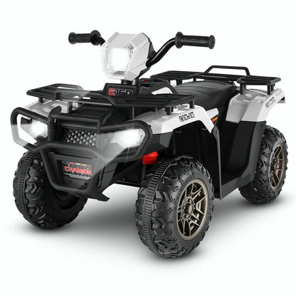 12V Electric Ride-On ATV Toy Car with USB/MP3 for Kids Ages 3-6