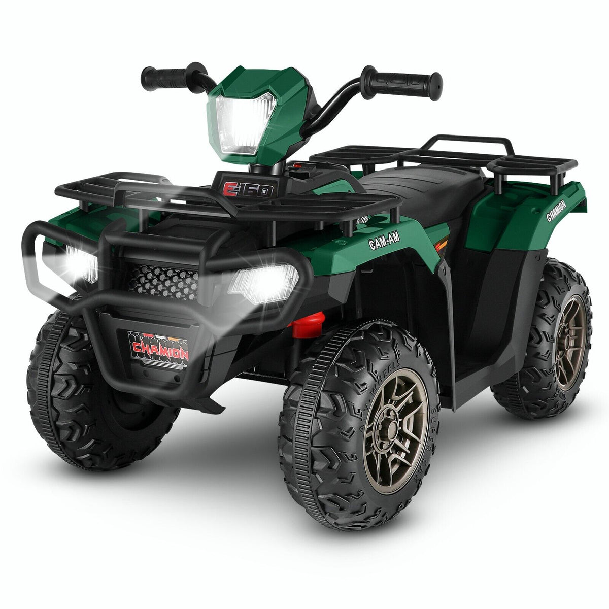 12V Electric Ride-On ATV Toy Car with USB/MP3 for Kids Ages 3-6