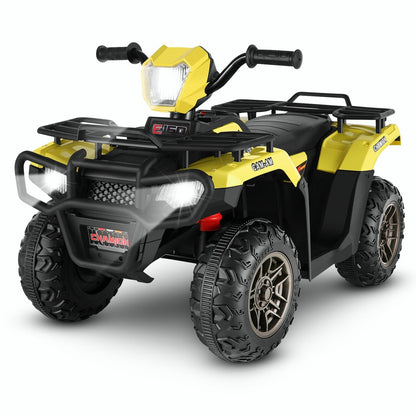 12V Electric Ride-On ATV Toy Car with USB/MP3 for Kids Ages 3-6