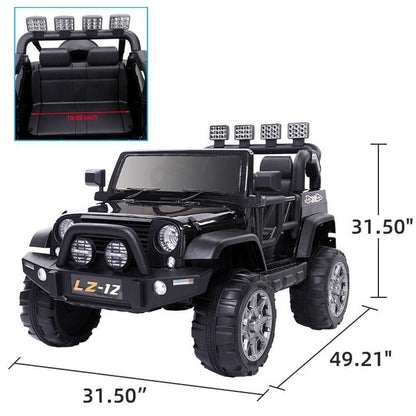 12V Electric Ride On Car for Kids with Remote Control - 3 Speeds, 4 Wheels, and Exciting Features!