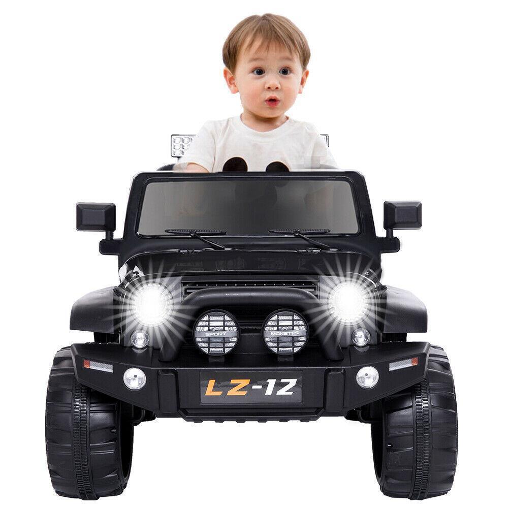 12V Electric Ride On Car for Kids with Remote Control - 3 Speeds, 4 Wheels, and Exciting Features!