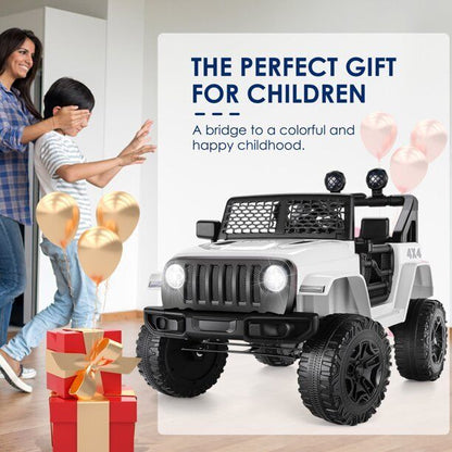 12V Electric Ride-On Car for Kids with Remote Control and 3 Speed Options