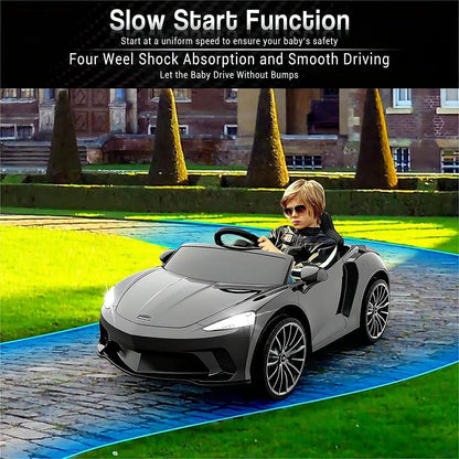 12V Electric Ride-On Car for Kids with Remote Control and LED Lights - Perfect Gift!