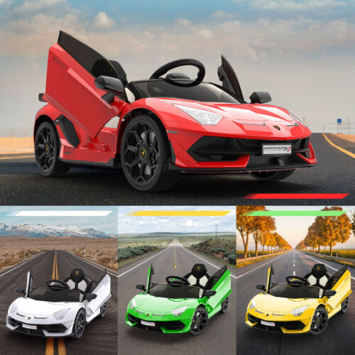 12V Electric Ride-On Car for Kids with Remote Control and LED Lights - Perfect Gift Toy