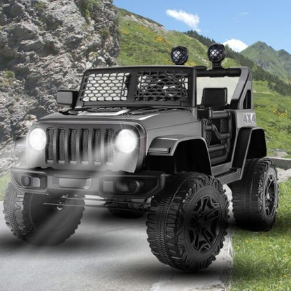 12V Electric Ride-On Car for Kids with Remote Control and Music Player